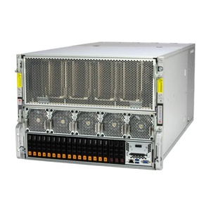Süper mikro SYS-821GE-TNHR çift Intel Xeon işlemciler için stok sıcak satış bilgi işlem veri merkezi H100 H200 GPU 8U AI raf sunucusu - Product Image 1