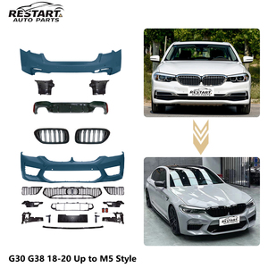 รีสตาร์ทชุดตัวถังรถ PP สำหรับ BMW5ซีรีส์ G30 G38 2018-2020 M5 | ลุคก้าวร้าว | น้ำหนักเบา - Product Image 1