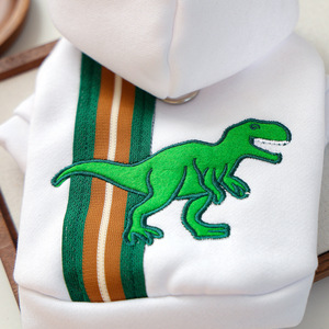 Disfraz de Dinosaurio para Mascotas de PETCIRCLE, Disfraz de Transformación de Dinosaurio para Halloween, Correa en Miniatura, Sudadera con Capucha de Dinosaurio para Aventuras - Product Image 4