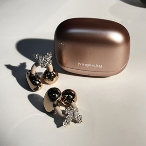 سماعات أذن لاسلكية كينج لاكي I121Pro الجديدة لعام 2025 بتقنية 5.3 من نوع Clip-on بتصميم مجوهرات مناسبة للجميلات - Product Image 3