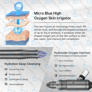 Máy chăm sóc da mặt bằng oxy, liệu pháp oxy, máy phun oxy Aqua <span class=keywords><strong>Jet</strong></span> Peel NewFace <span class=keywords><strong>2025</strong></span> chuyên nghiệp, cấp ẩm, làm đẹp tại salon - Product Image 3