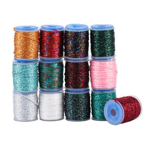 Matériaux de pêche à la mouche : <span class=keywords><strong>Tresse</strong></span> plate holographique / Matériau de corps en Mylar synthétique, paillettes scintillantes, streamers et matériaux <span class=keywords><strong>pour</strong></span> la fabrication de nymphes - Product Image 1