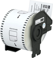 Brother DK2205 rouleau d'étiquettes en papier thermique 62mm x 30.48m étiquettes d'adresse pour imprimante utilisée pour l'emballage