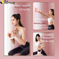 PINJIAN Haltères de musculation personnalisés en acier remplis de sable pour la compétition, la salle de sport à domicile, haltères colorés en PVC souple réglables pour femmes