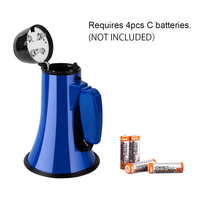Mini megáfono portátil de plástico ABS de alta potencia, altavoz y sirena con Control de volumen ajustable, Económico