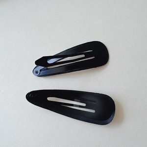 Coppia di fermagli quadrati in tessuto scozzese per bambine, fermagli laterali stile preppy, fermagli per capelli corti, fermagli posteriori alla moda, fermagli per capelli da donna fatti a mano, primaverili - Product Image 4