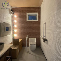 Meilleures ventes de maisons modulaires mobiles préfabriquées en conteneur Bloc de toilettes extérieures avec toilettes portables à vendre