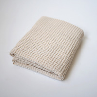 Couverture pour bébé gaufré 100% coton, couverture d'emmaillotage pour nouveau-nés, vente en gros