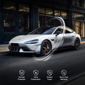 ราคาโรงงาน ติดตั้งง่าย ซ่อมแซมตัวเองได้ ป้องกันรอยขีดข่วน รับประกัน 10 ปี ฟิล์มใสนาโน TPU <span class=keywords><strong>PPF</strong></span> หนา 7.5 มิล - Product Image 3