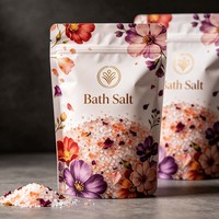 Sachet Doypack Numérique Personnalisé pour Sel de Bain 200g 500g, Emballage Résistant à l'Humidité pour Soins Corporels Spa et Stockage de Sel de Cristal