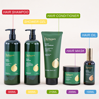 Sampo Herbal Organik Vegan Bebas Silikon Anti-Ketombe Melembapkan Mengontrol Minyak Memperbaiki Kulit Kepala Mengurangi Kerusakan Rambut Memperbaiki Rambut