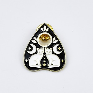 Pins de esmalte de gato gótico, sol y luna, juego de broches de metal de brujería, insignias personalizadas para mochila y sombrero, decoración de Halloween al por mayor - Product Image 6