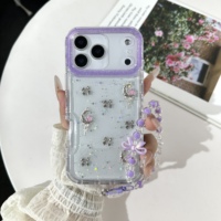 Funda Protectora para Teléfono XIAOMI 17T PRO 5G, Diseño Brillante con Cadena de Perlas, TPU+PC, Resistente a Impactos, Precio Directo de Fábrica