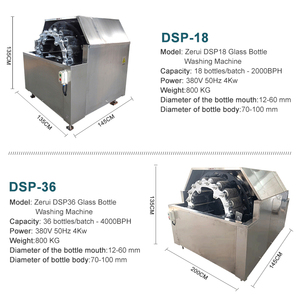 Zerui Usine Prix Bas Coût Vieux Cp Lait Cola Bouteille En Verre Machine À Laver - Product Image 2