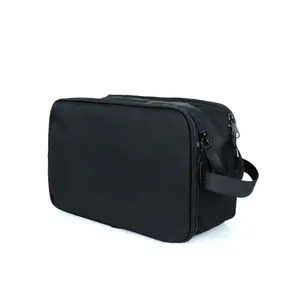 Bolsa de afeitar de viaje para hombre, bolsa de maquillaje de poliéster resistente al agua, multicolor, para actividades al aire libre