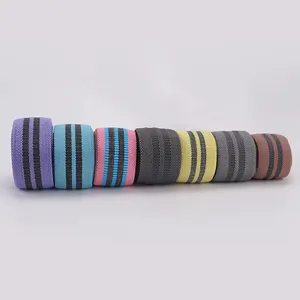 5cm 6cm 8cm Wide Stretch Material Anti Slip Yoga Fitness Elastic Band Roll for Exercise Resistance Bands