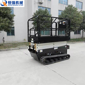 Plataforma Elevadora de Tijera Autopropulsada Tipo Tanque Heng Qiang Ji Xie HQZXT 6, Plataforma de Trabajo Aérea Montada sobre Orugas de Aleación de Aluminio - Product Image 4