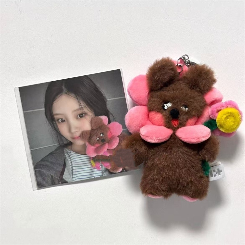 KPOP ILLIT 10cm ぬいぐるみキーホルダー ユナ ウォンヒ ミンジュ PP綿