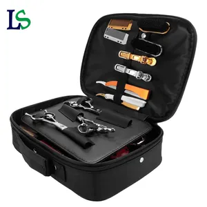 Large Capacity Beauty Hairdressing Barber Tool Bag Grooming Hair Stylist Scissor Holder Storage Carrying Travel Case