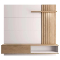 Meuble mural moderne pour téléviseur, panneau mural en bois pour téléviseurs jusqu'à 69 pouces, salon, bureau