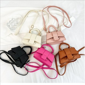 Solid Color Simple Temperament <b>Handbag</b> New Versatile Ins Single Shoulder Crossbody Bag <b>Small</b> Square Bag GZ RTS Bulk Mixed Order - Product Image 2
