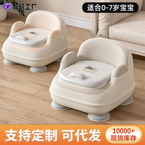 Siège d'apprentissage de la propreté <span class=keywords><strong>pour</strong></span> <span class=keywords><strong>bébé</strong></span>, grande taille, avec dossier en caoutchouc souple et protection anti-éclaboussures - Product Image 5