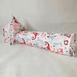 Nieuw Huisdierenspeelgoed Spring Rond En Speel Met De Kattenstoktunnel Tent Combo Kattentunnel - Product Image 3