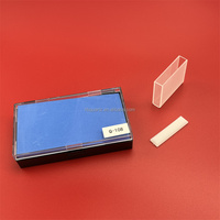 Cuvette optique à deux faces transparentes en quartz pour analyse UV Q108, cuvette en verre de silice fondue pour spectrométrie de fluorescence