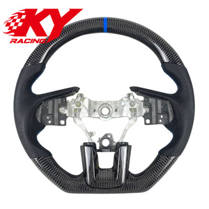 Volante Deportivo Personalizado de Fibra de Carbono y Cuero para Subaru VX Legacy Outback Forester 2015-2024 - Product Image 1