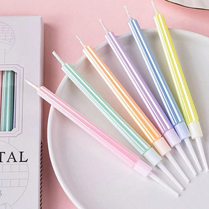 Adorno Personalizado <span class=keywords><strong>de</strong></span> Metal para Pastel KLS, Decoración para Hornear Postres y Cupcakes <span class=keywords><strong>de</strong></span> Boda y <span class=keywords><strong>Cumpleaños</strong></span> Arcoíris, Vela Fina en Espiral <span class=keywords><strong>de</strong></span> Feliz <span class=keywords><strong>Cumpleaños</strong></span> para Pascua - Product Image 2