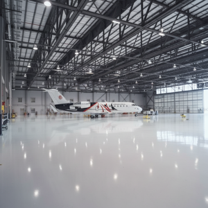 Hangar de Acero Prefabricado de Ensamblaje Rápido y Estructura Transparente con Vigas en H para Almacenamiento de Helicópteros y Aviones con Metal Galvanizado - Product Image 1