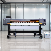 Printer UV Roll to Roll Industri dengan Sistem Take Up, Printer Inkjet UV Head XP600 untuk Poster Iklan