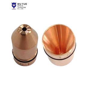 उच्च गुणवत्ता वाला बुलेट लेजर नोजल डाया.10.5 मिलान उच्च गुणवत्ता वाले ढक्कन/बेस फाइबर कटर वेल्डिंग हेड डबल/सिंगल लेयर नोजल - Product Image 3