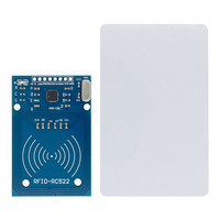 Modul Sensor Kartu RFID RF IC AITEWIN ROBOT MFRC-522 RC522 1W Pemasangan Khusus untuk Gantungan Kunci Kartu Fudan