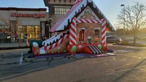 Bâche PVC géante pour enfants, château <span class=keywords><strong>gonflable</strong></span> commercial unisexe, <span class=keywords><strong>location</strong></span> de pain d'épice, <span class=keywords><strong>structure</strong></span> de jeu avec souffleur - Product Image 3