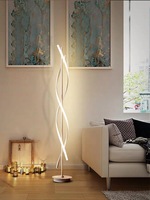 Nouveau produit élégant canapé d'angle Orange lampe sur pied moderne