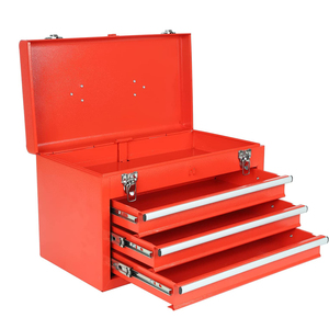 Heavy Duty Cold <strong>Rolling</strong> Steel 3-Drawer Stainless Steel Handles <strong>Storage</strong> Cabinet Garage Mechanic Organizer <strong>Tool</strong> Box - Product Image 1