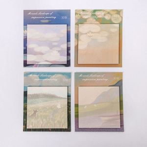กระดาษโน้ตแบบมีกาวในตัวพิมพ์ลายภาพวาดของแวนโก๊ะ - Product Image 5