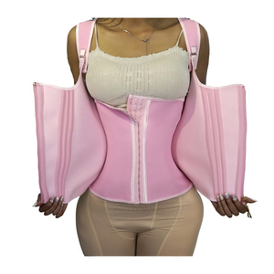 Haute qualité corps Cinchers ventre réglable fermeture éclair et crochet-yeux os femmes Fajas Colombianas taille formateur <span class=keywords><strong>Corset</strong></span> - Product Image 3