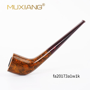 Muxiang Wooden Tobacco Pipe Bent Type Handmade Briar Wood Smoking Pipe For Personal Gift - Product Image 2