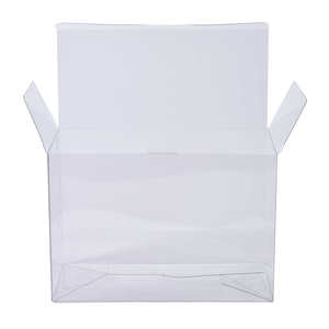 Premium <b>Clear</b> PP <b>Plastic</b> ETB Protector Case 1mm Thick Food Grade Disposable Custom Color Collection Box for Food Packaging Gifts - Product Image 1