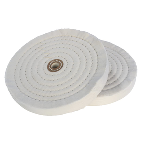 Roues de polissage en coton de vente chaude roue de polissage roue de polissage pour l'acier inoxydable - Product Image 1