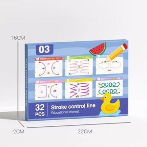 Cuaderno de Práctica de Escritura Personalizado, Aprende a Escribir el Alfabeto, Números, Patrones, Líneas, Formas, Control del Lápiz, Trazado para Niños, Cpc Ce En71 - Product Image 6