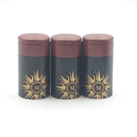 Capsules en aluminium de qualité alimentaire, étanches, pour whisky et champagne, taille, couleur et logo personnalisables, bouchons de bouteille