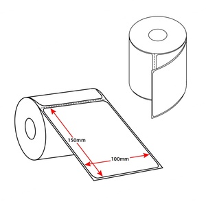 Etiqueta Térmica para Envíos con Código de Barras de 4''x6'' (100mmx150mm), Papel Autoadhesivo para Guías de Envío - Product Image 2