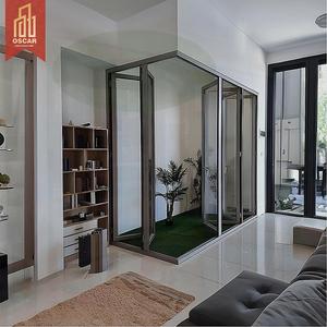 Puerta y Tragaluz con Características de Admisión de Luz y Ahorro de Espacio, Puerta Plegable Moderna y Elegante para Sala de Estar, Dormitorio y Balcón - Product Image 1