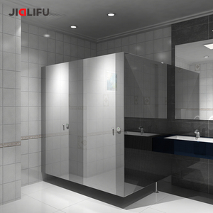 Jialifu không thấm nước thương mại phòng tắm cubicles Kính <span class=keywords><strong>Composite</strong></span> <span class=keywords><strong>Panel</strong></span> nhà vệ sinh phân vùng - Product Image 5