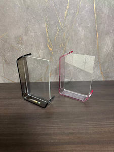 SKYGH Fast Food <span class=keywords><strong>Menu</strong></span> Panneau D'affichage LED Publicité Boîte <span class=keywords><strong>À</strong></span> Lumière Mince A4 Restaurant Affiche En Acier Inoxydable Bois Hôtels Table Stand - Product Image 5