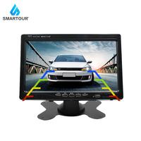 Smartour प्रदर्शन 7 इंच बस ट्रक के लिए 12-24V कार की निगरानी रंग रिवर्स रियर व्यू बैकअप AHD विमानन सिर कैमरा Dropshipping