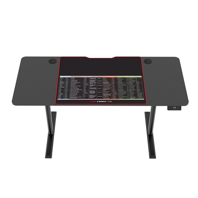 Modern Office Furniture Electric Adjustable Varidesk Standing Desk Riser Extendable Metal Gaming Desk